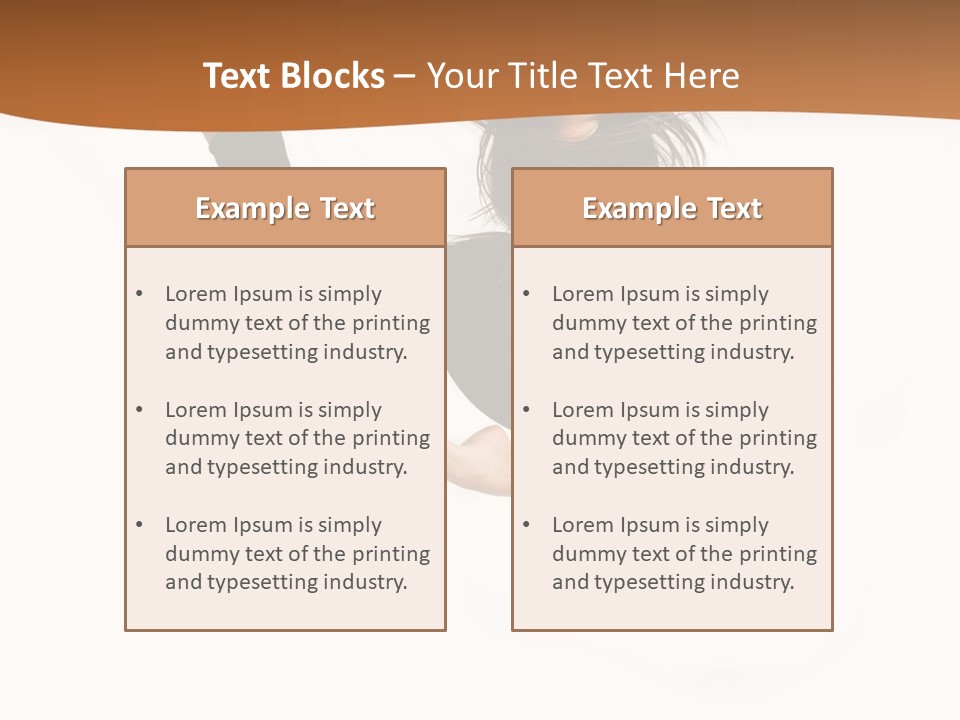 Ballerina Girl Skill PowerPoint Template