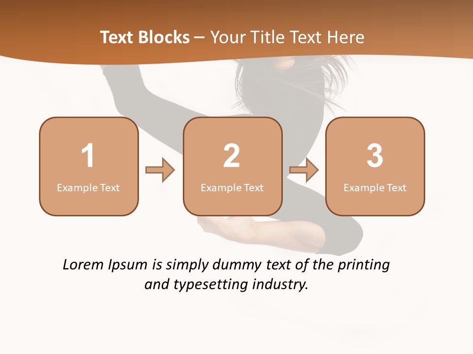 Ballerina Girl Skill PowerPoint Template