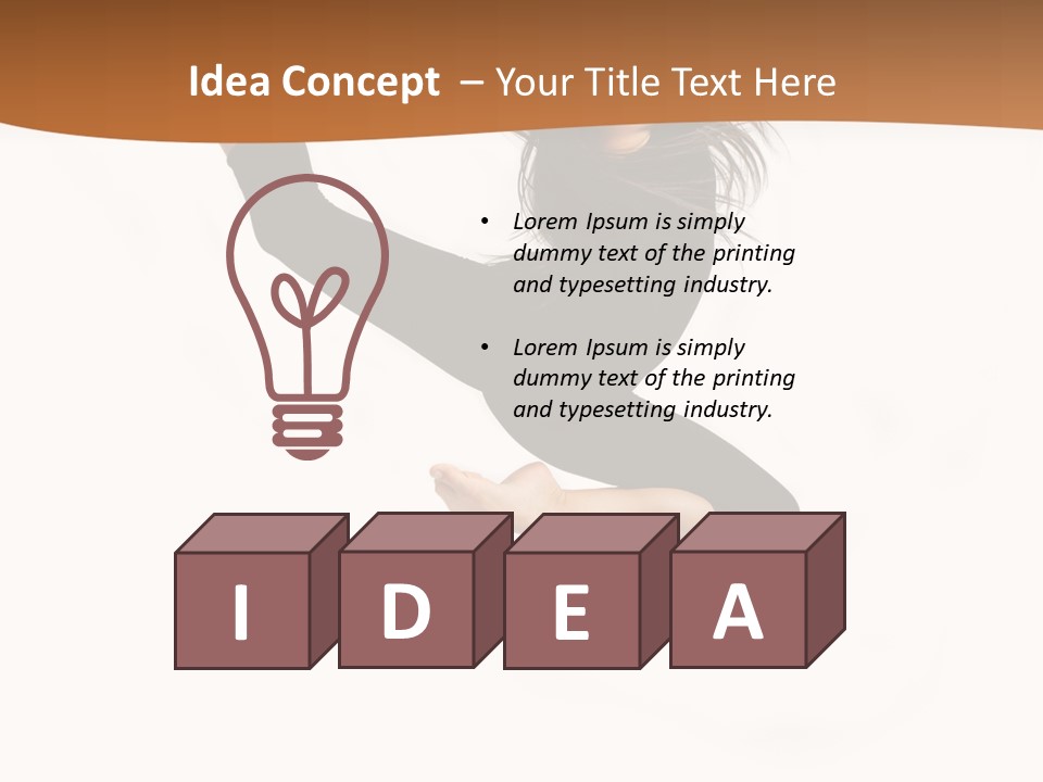 Ballerina Girl Skill PowerPoint Template