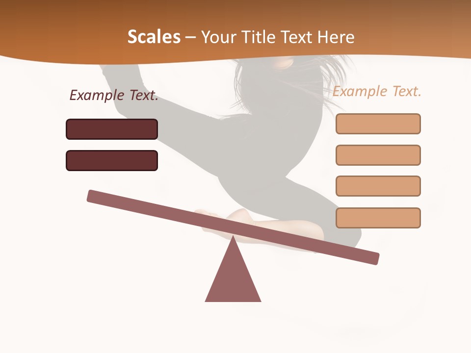 Ballerina Girl Skill PowerPoint Template