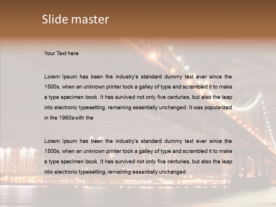 River Eve Elements PowerPoint Template