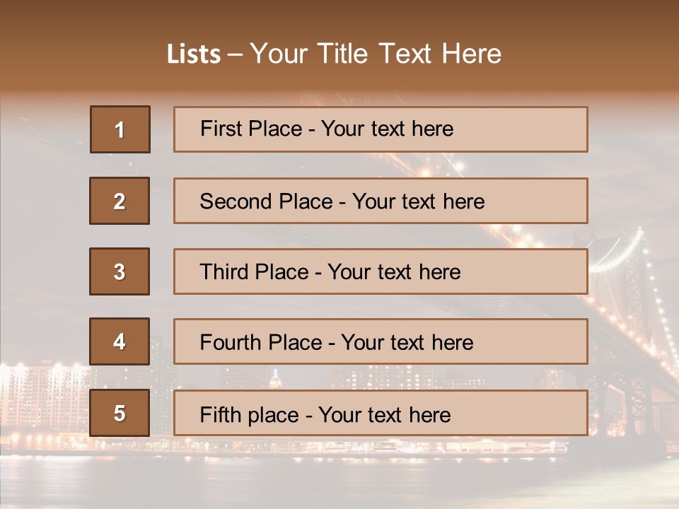 River Eve Elements PowerPoint Template