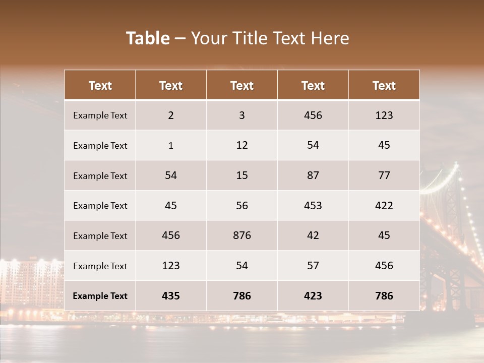 River Eve Elements PowerPoint Template