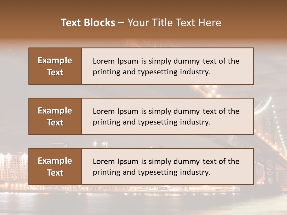 River Eve Elements PowerPoint Template