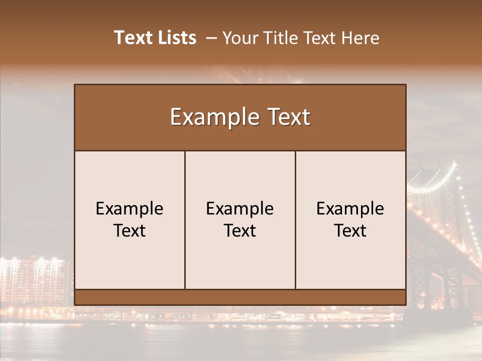 River Eve Elements PowerPoint Template