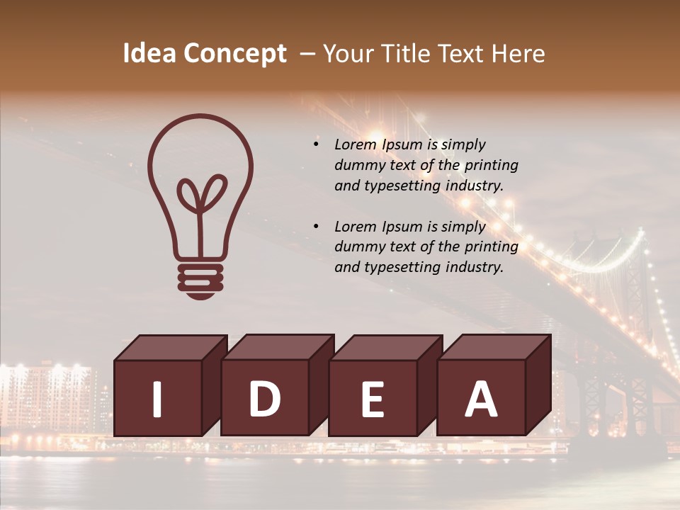 River Eve Elements PowerPoint Template