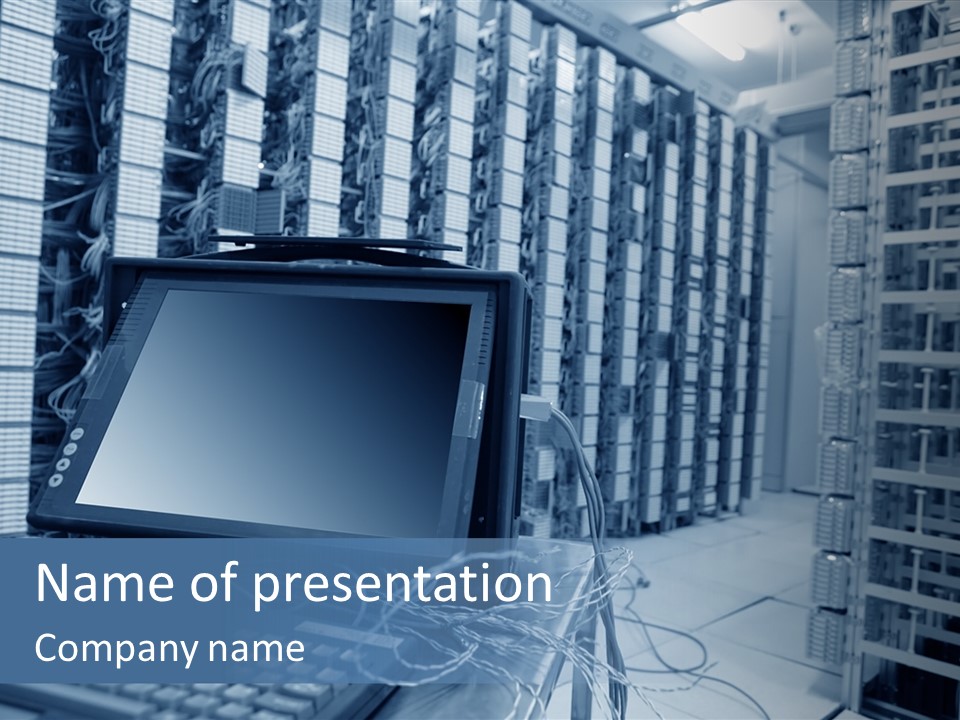 Indoors Center Intel PowerPoint Template