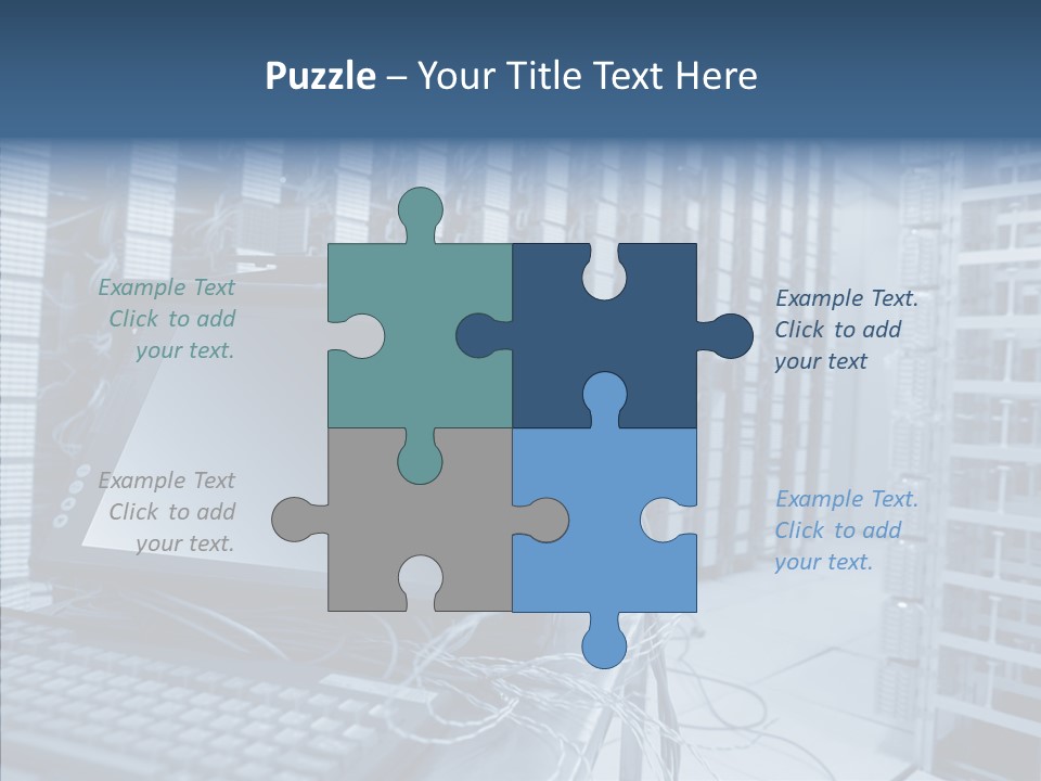 Indoors Center Intel PowerPoint Template