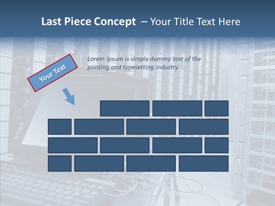 Indoors Center Intel PowerPoint Template