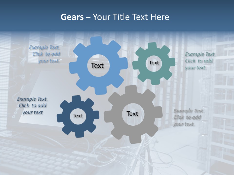 Indoors Center Intel PowerPoint Template