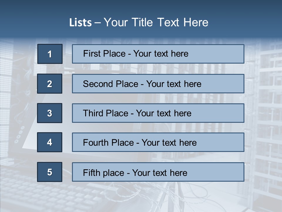 Indoors Center Intel PowerPoint Template