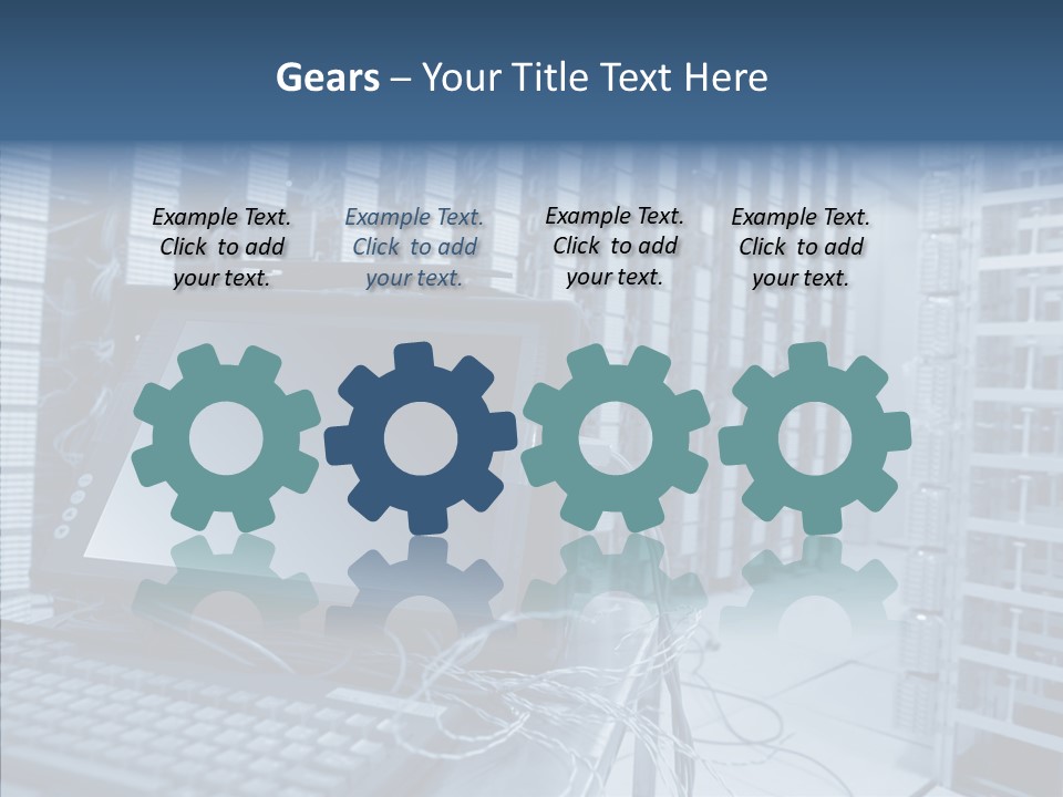 Indoors Center Intel PowerPoint Template