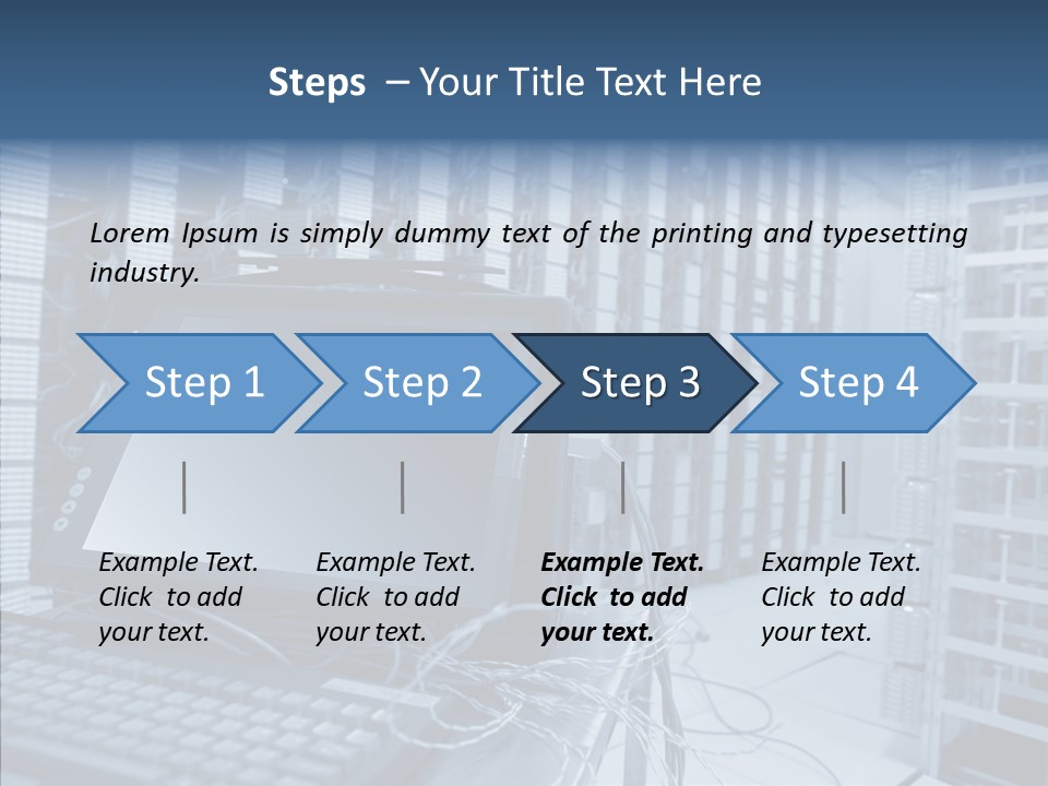 Indoors Center Intel PowerPoint Template