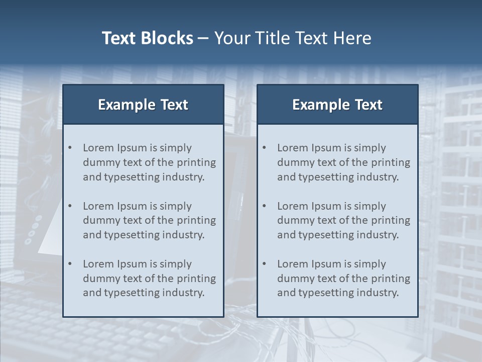 Indoors Center Intel PowerPoint Template