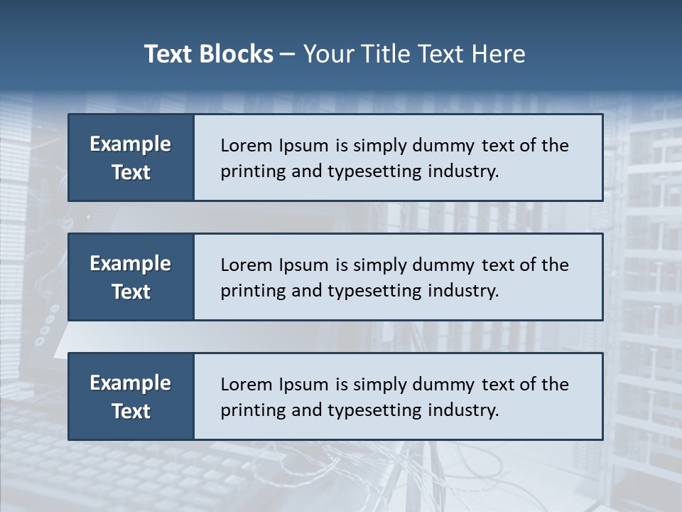 Indoors Center Intel PowerPoint Template