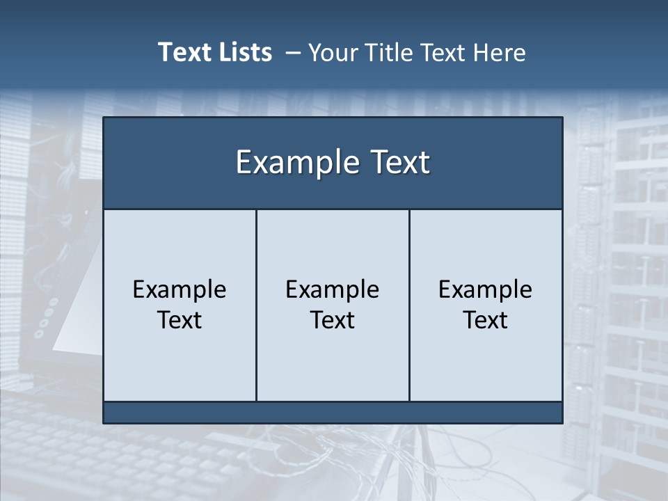 Indoors Center Intel PowerPoint Template