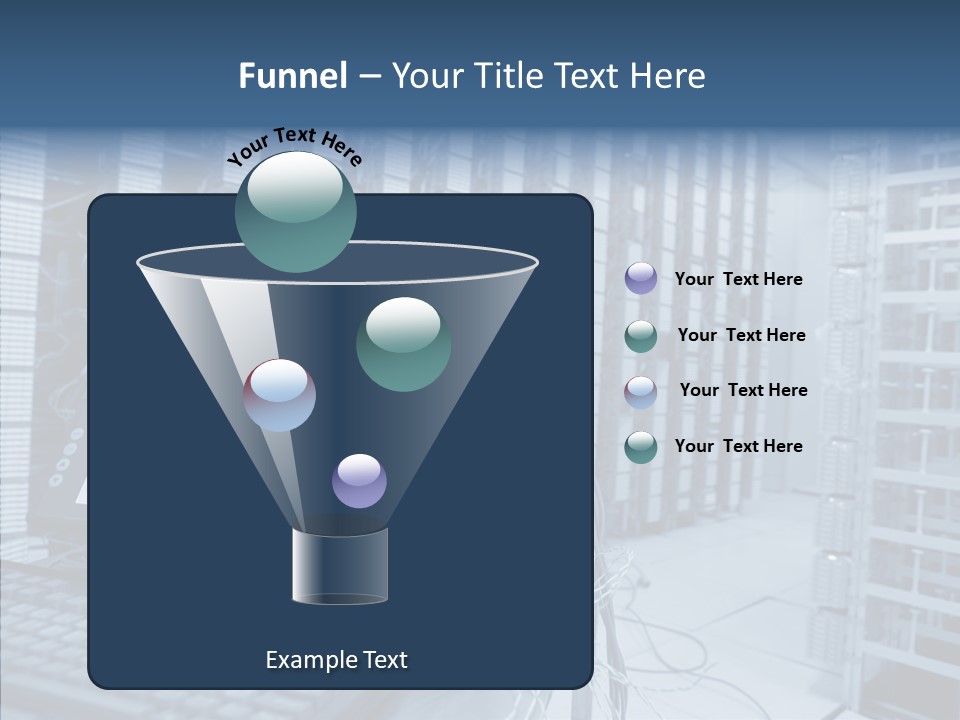 Indoors Center Intel PowerPoint Template