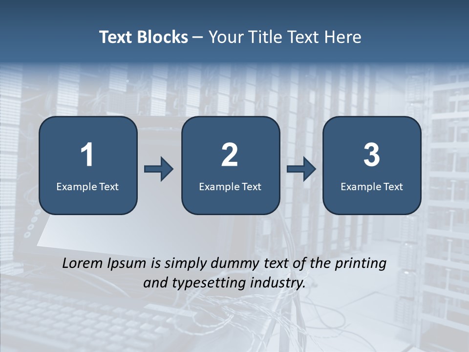 Indoors Center Intel PowerPoint Template