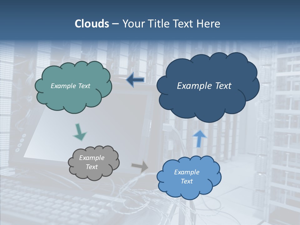Indoors Center Intel PowerPoint Template