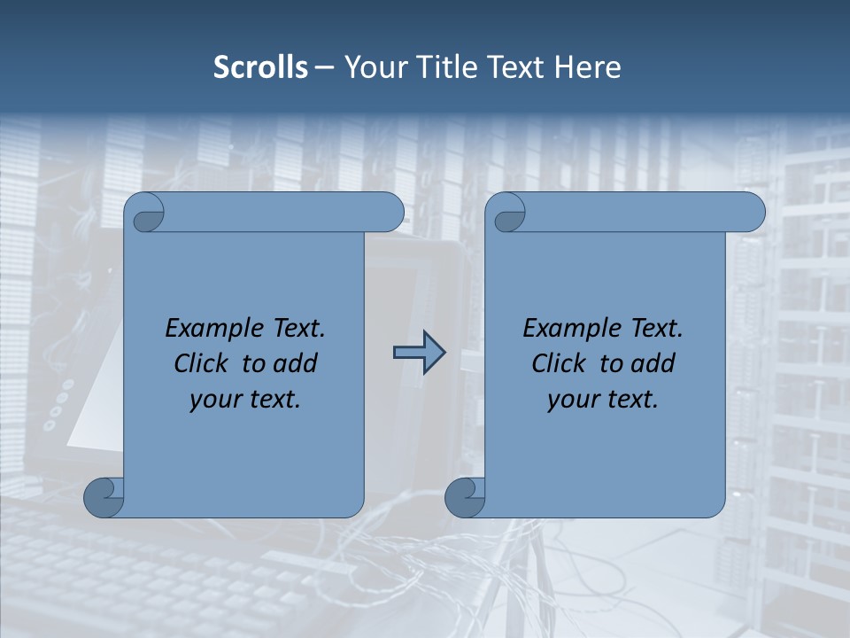 Indoors Center Intel PowerPoint Template