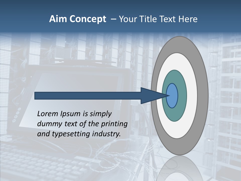 Indoors Center Intel PowerPoint Template