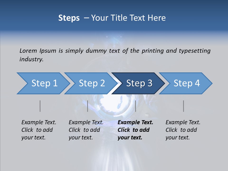 Light Spell Hero PowerPoint Template