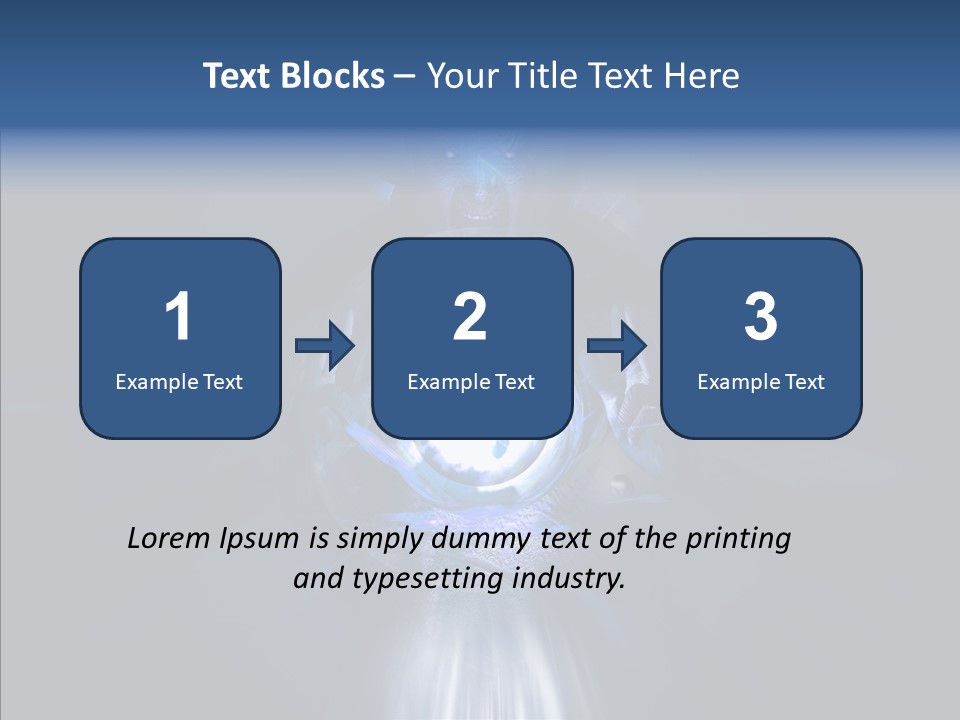 Light Spell Hero PowerPoint Template