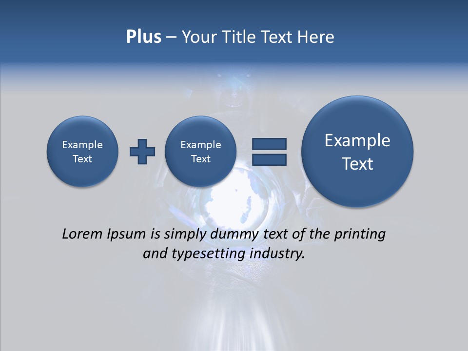 Light Spell Hero PowerPoint Template