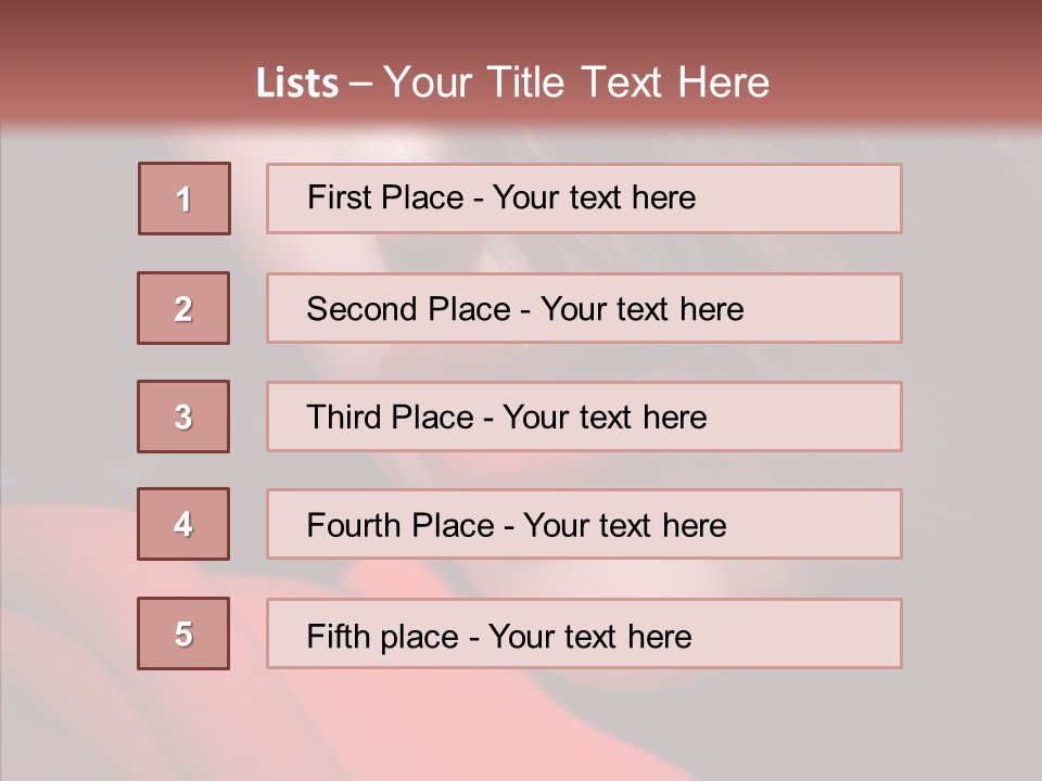 Expression Vogue Model PowerPoint Template