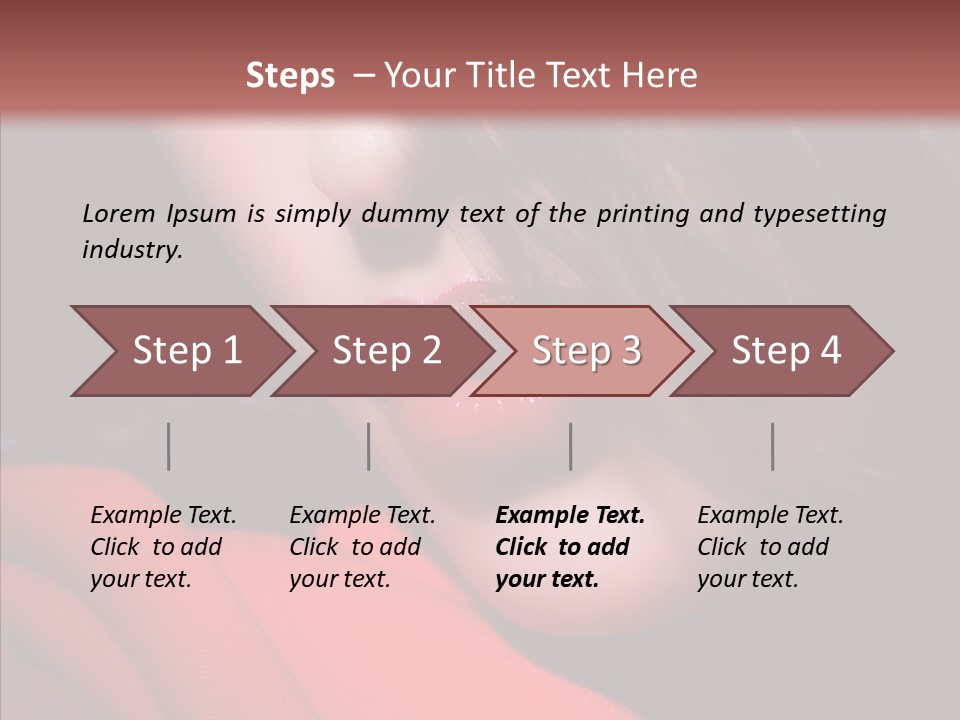 Expression Vogue Model PowerPoint Template