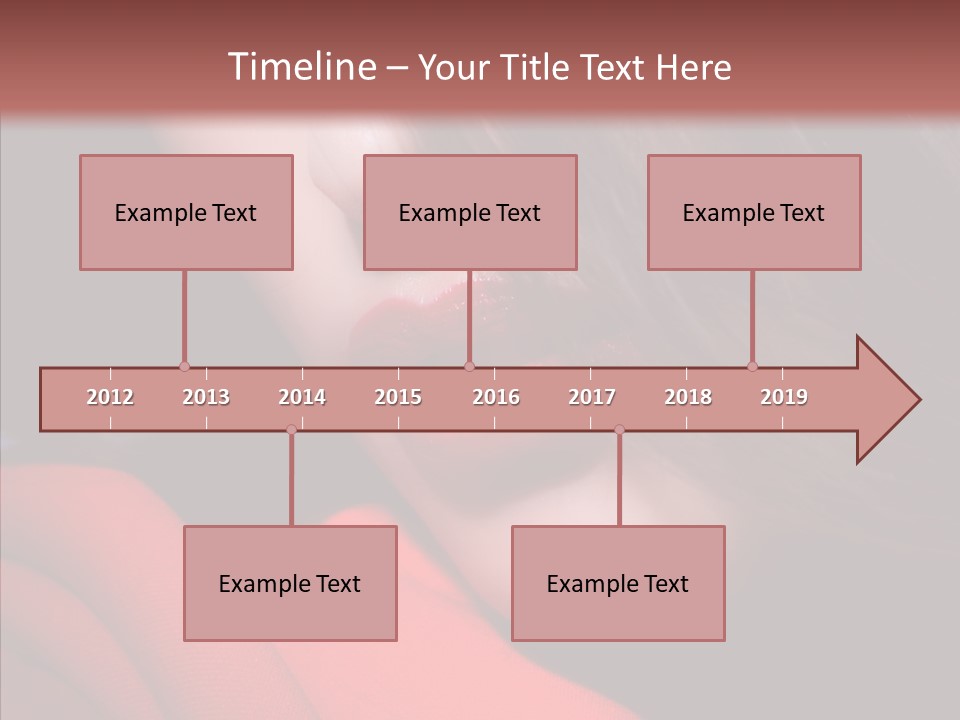 Expression Vogue Model PowerPoint Template