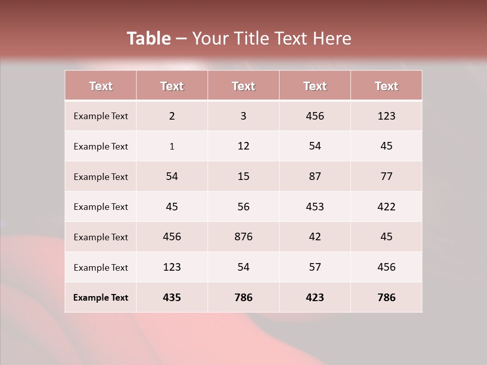 Expression Vogue Model PowerPoint Template