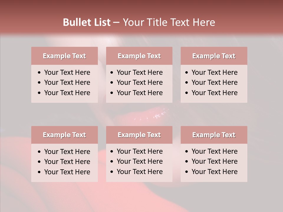 Expression Vogue Model PowerPoint Template