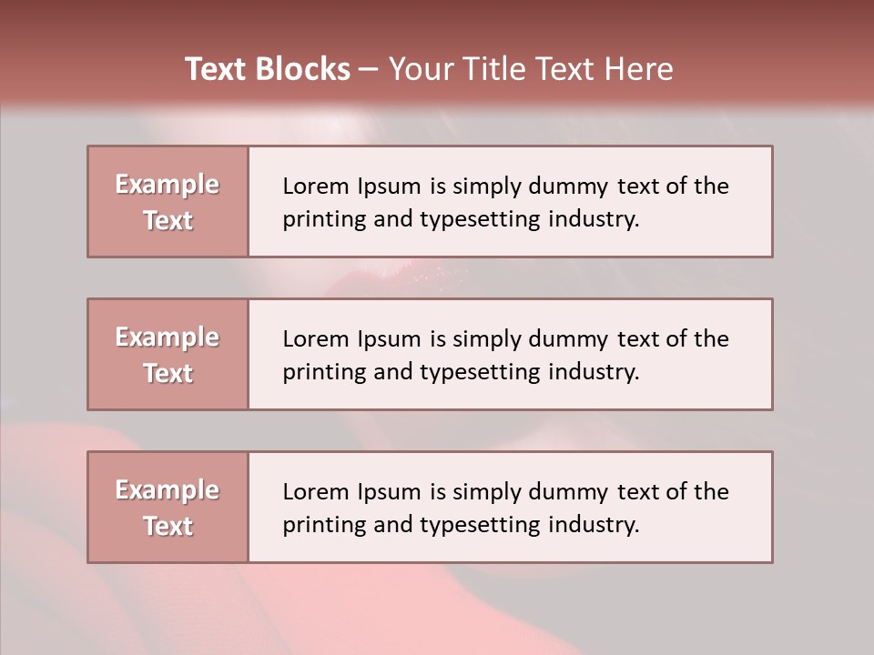 Expression Vogue Model PowerPoint Template