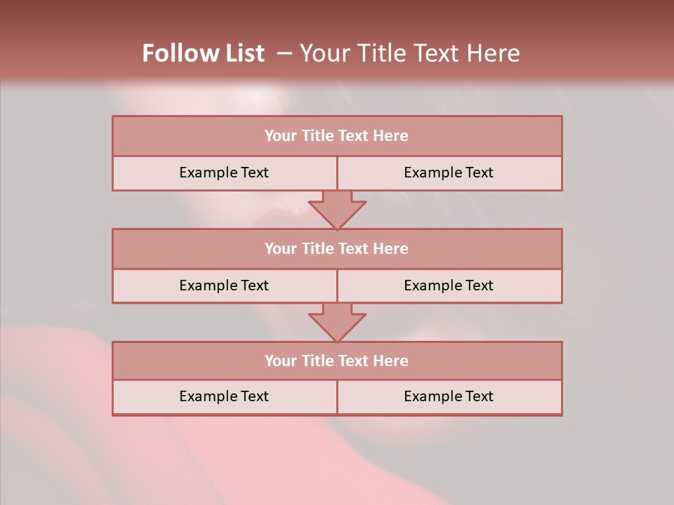 Expression Vogue Model PowerPoint Template