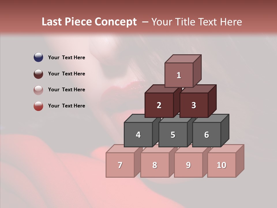 Expression Vogue Model PowerPoint Template