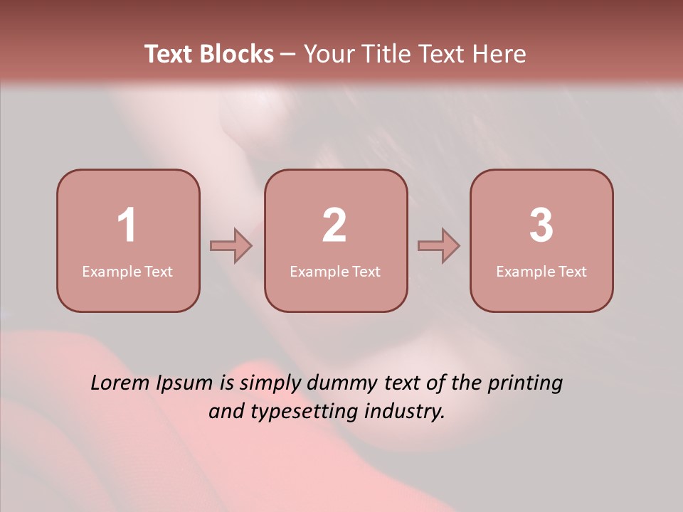 Expression Vogue Model PowerPoint Template