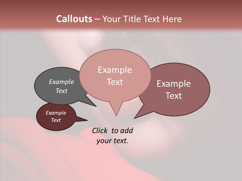 Expression Vogue Model PowerPoint Template