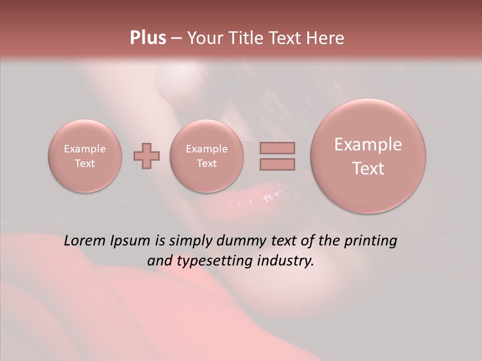 Expression Vogue Model PowerPoint Template