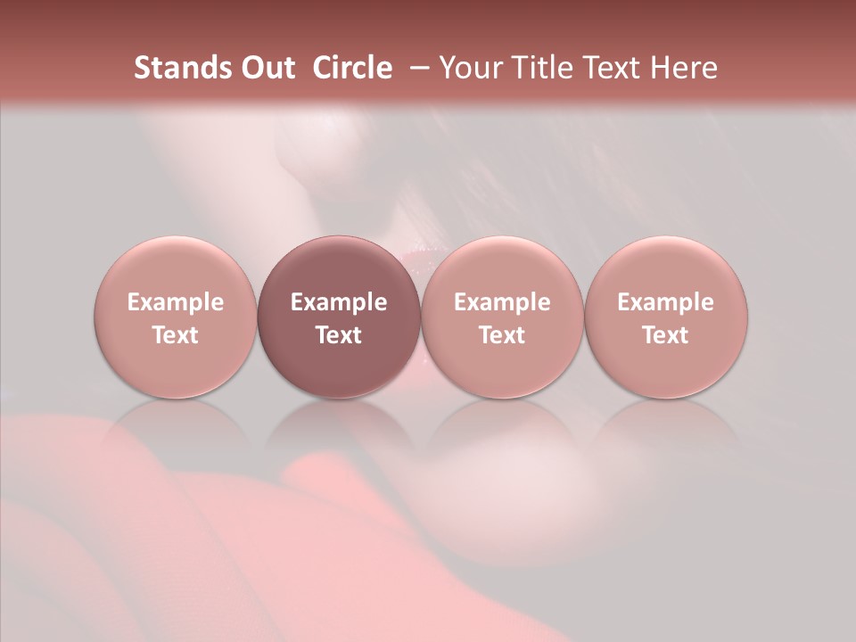 Expression Vogue Model PowerPoint Template