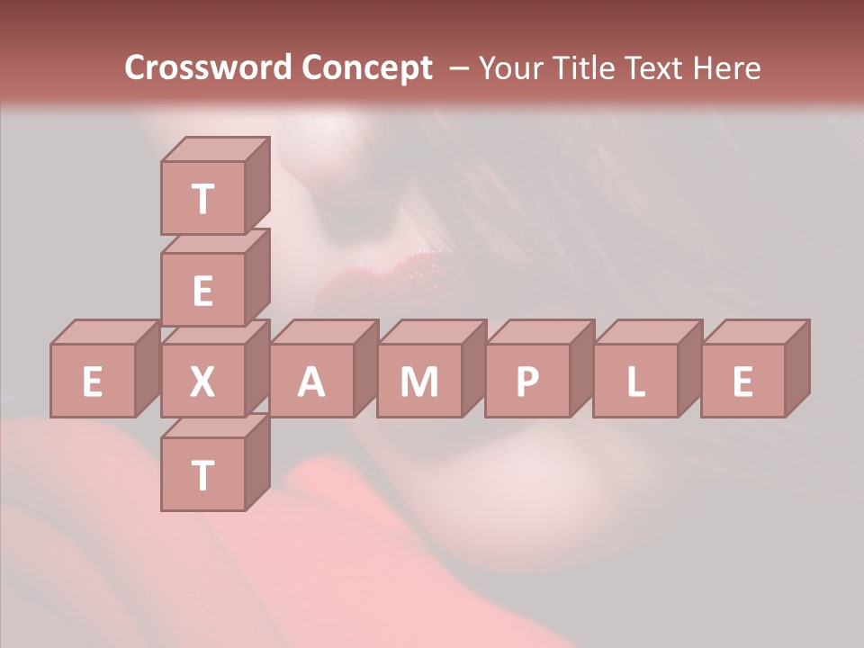 Expression Vogue Model PowerPoint Template