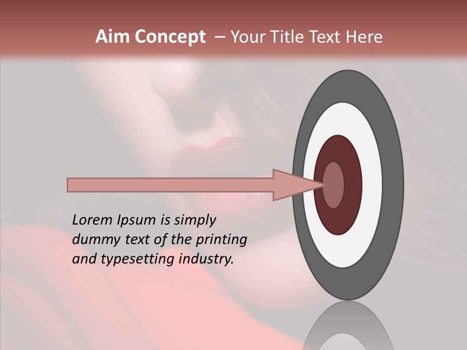 Expression Vogue Model PowerPoint Template