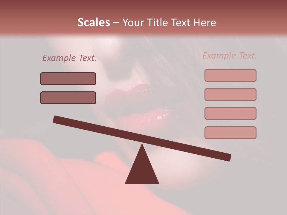 Expression Vogue Model PowerPoint Template