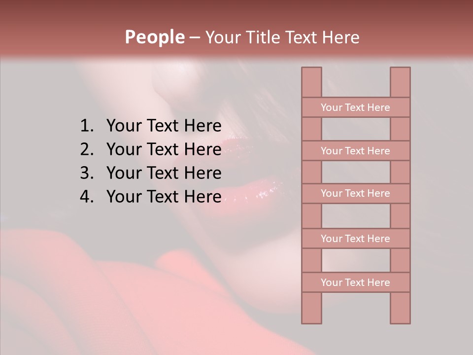 Expression Vogue Model PowerPoint Template