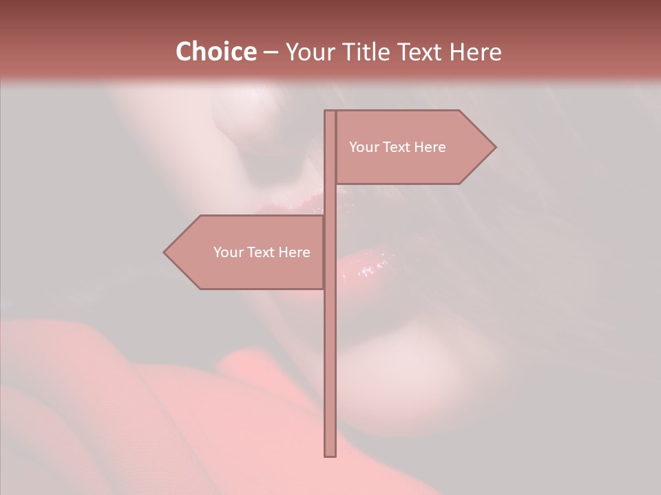 Expression Vogue Model PowerPoint Template