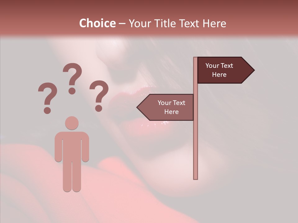 Expression Vogue Model PowerPoint Template