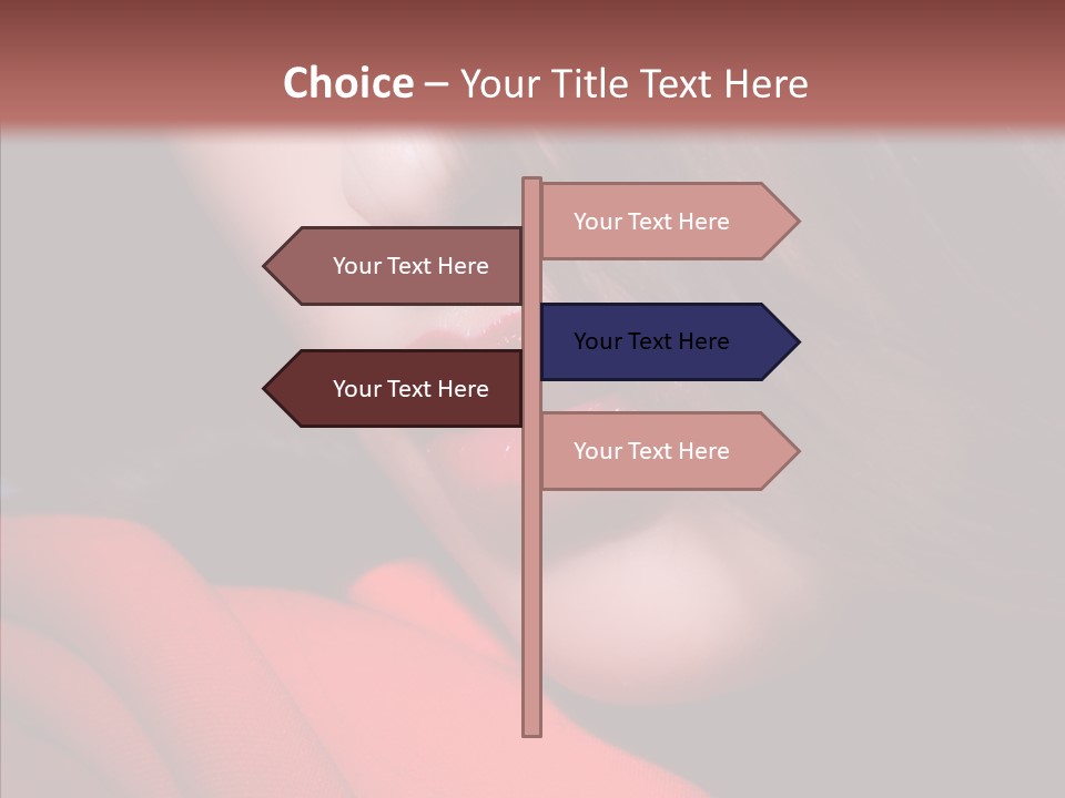 Expression Vogue Model PowerPoint Template