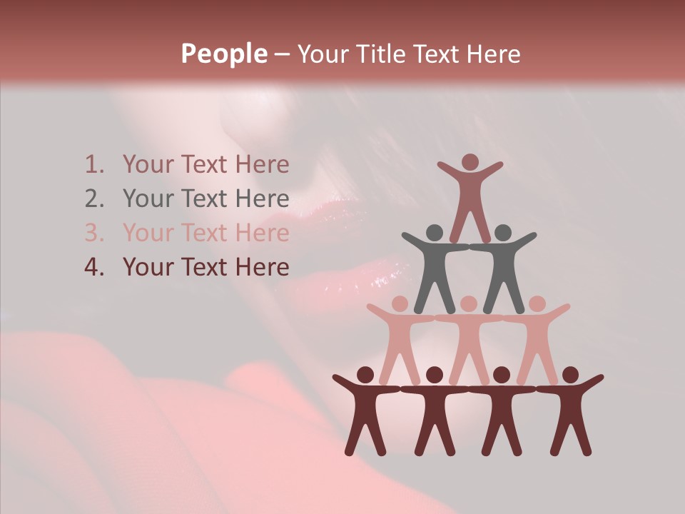 Expression Vogue Model PowerPoint Template