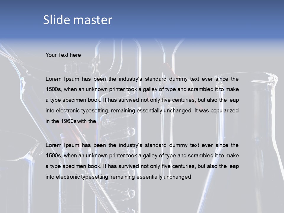 Pharmaceutical Clear Laboratory PowerPoint Template