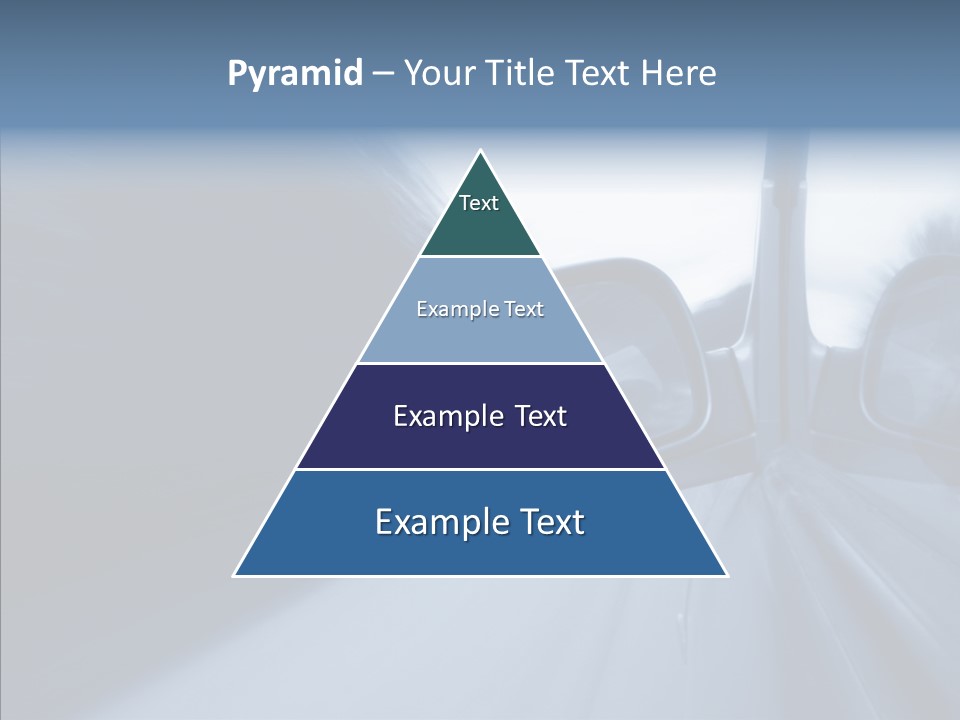 Automobile Speedlight Driveway PowerPoint Template